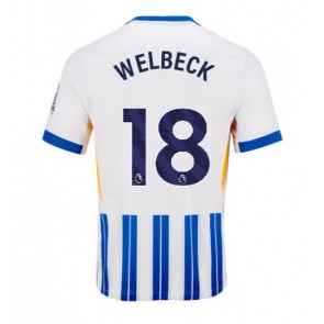 Billiga Brighton Danny Welbeck #18 Hemmatröja 2024-25 Kortärmad